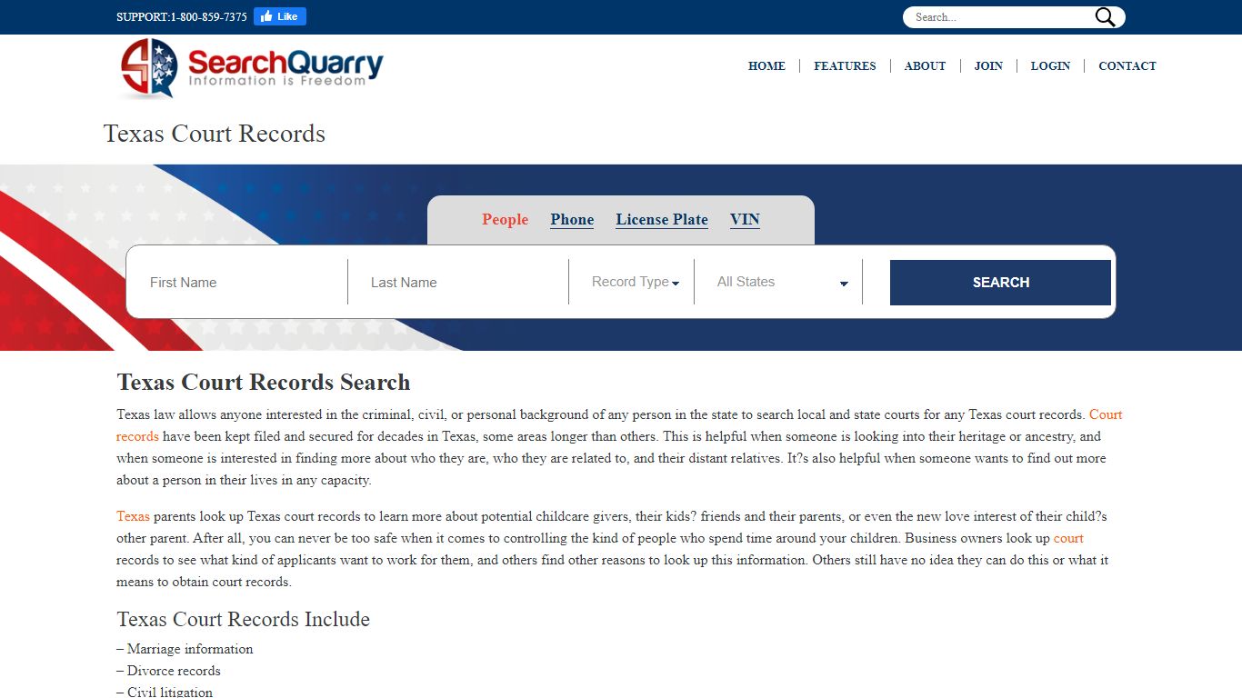 Free Texas Court Records | Enter a Name & View Texas Court Records Online